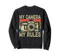 Photo Camera Photographer Sweatshirt - Casual Everyday Wear for Adults - T-Shirt, Sweatshirt, Hoodie