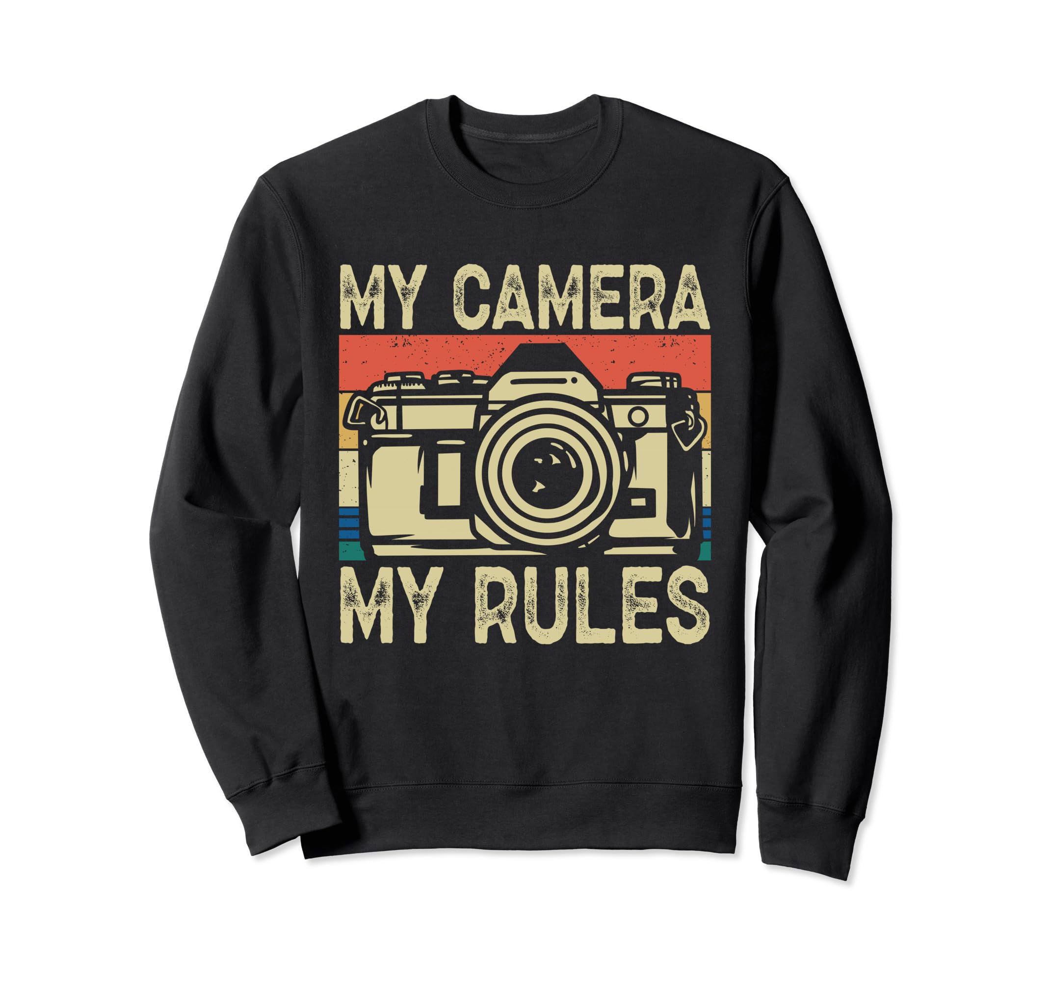 Photo Camera Photographer Sweatshirt - Casual Everyday Wear for Adults - T-Shirt, Sweatshirt, Hoodie