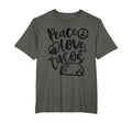 Peace Love Tacos Funny Food Cinco De T-Shirt - Unique Graphic for Adults - T-Shirt, Sweatshirt, Hoodie