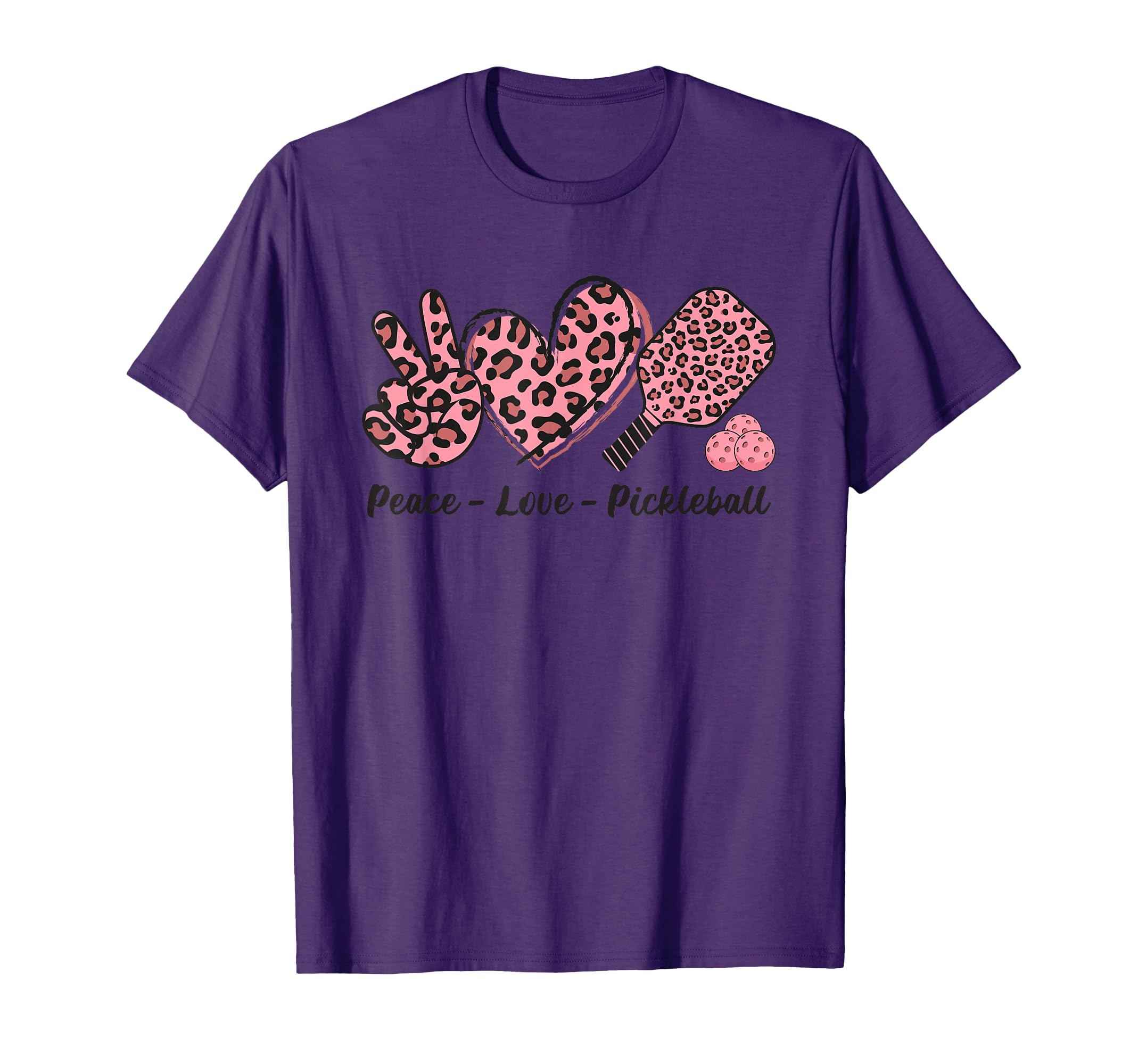 Peace Love Pickleball Ladies Pickleball T-Shirt - Minimalist Print Unisex - T-Shirt, Sweatshirt, Hoodie