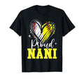 Proud Nani Baseball Softball Heart T-Shirt - Streetwear Style Men Women - T-Shirt, Sweatshirt, Hoodie