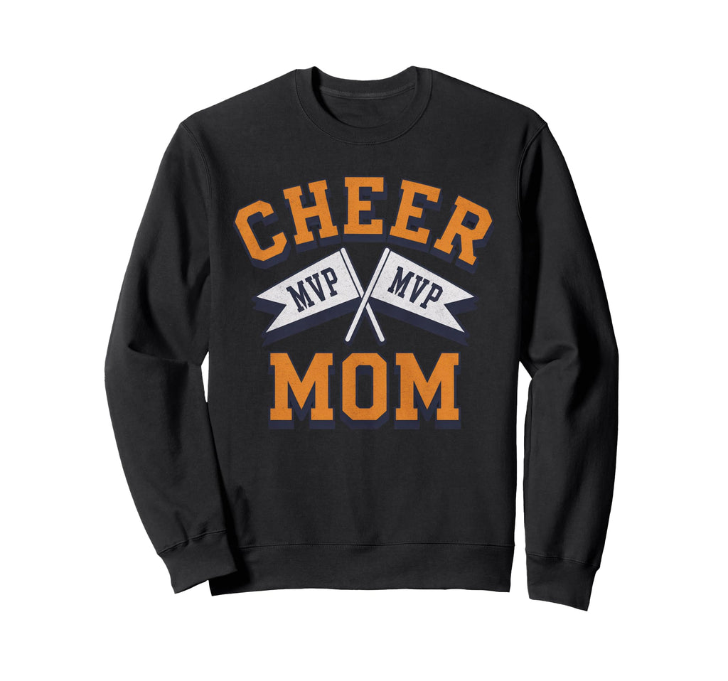 Cheer Mom Mother Bow Cheerleader Game Sweatshirt - Trendy Graphic Unisex - T-Shirt, Sweatshirt, Hoodie