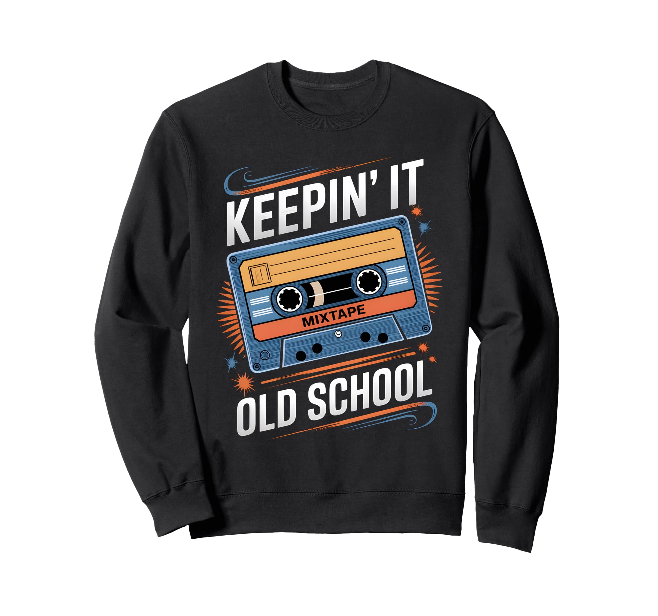 Old School Hip Hop 80S 90S Sweatshirt - Custom Art Print for Adults - T-Shirt, Sweatshirt, Hoodie