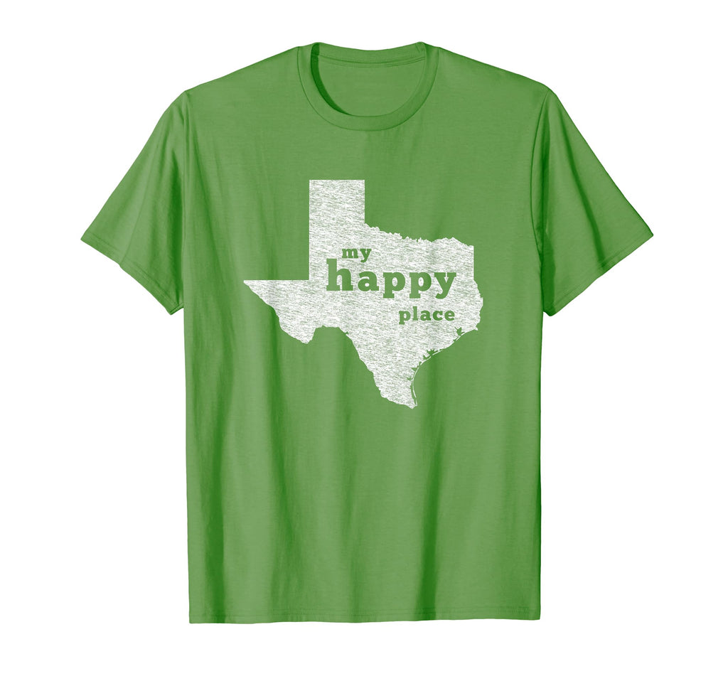 Texas Distressed My Happy Place T-Shirt - Streetwear Style Men Women - T-Shirt, Sweatshirt, Hoodie