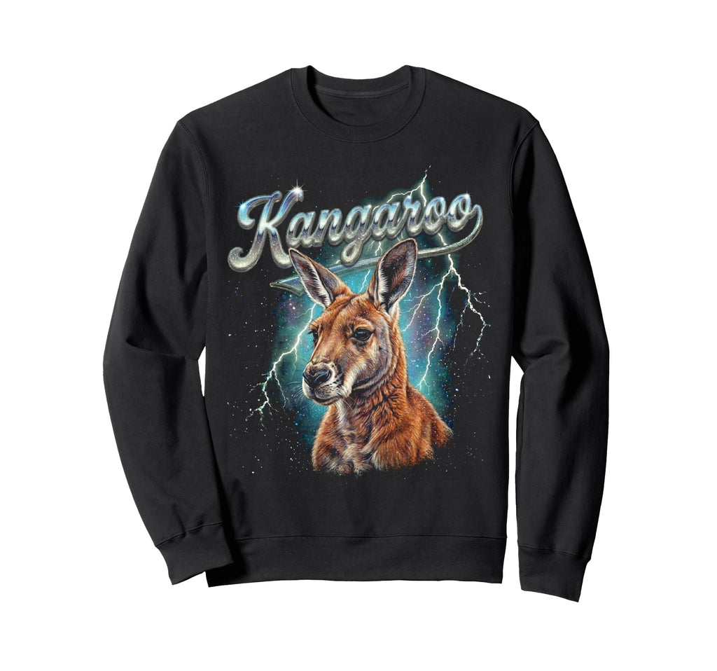 Kangaroo 90S Funny Kangaroo 80S Sweatshirt - Custom Art Print Men Women - T-Shirt, Sweatshirt, Hoodie