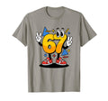 90S Cartoon Mascot Number 67 Nostalgia T-Shirt - Custom Art Print Unisex - T-Shirt, Sweatshirt, Hoodie