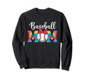 Baseball Mom Mama Bday Sport Tie Sweatshirt - Streetwear Style Men Women - T-Shirt, Sweatshirt, Hoodie