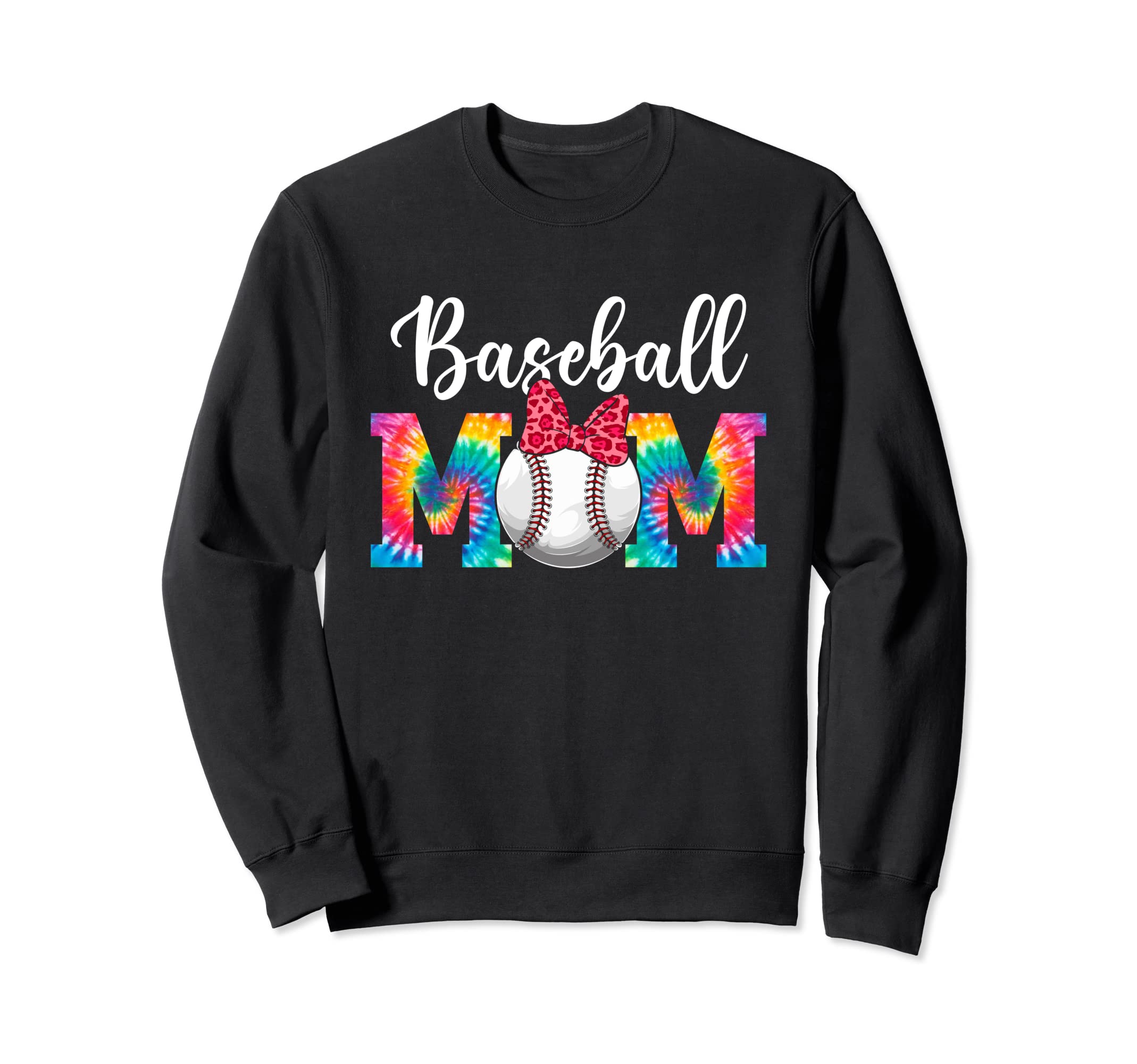 Baseball Mom Mama Bday Sport Tie Sweatshirt - Streetwear Style Men Women - T-Shirt, Sweatshirt, Hoodie