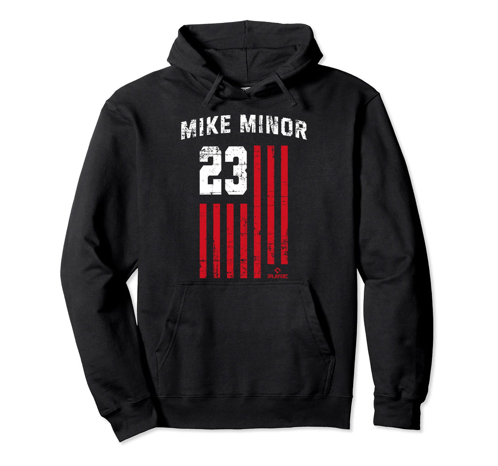 Mike Minor Flag Kansas City Patriotic Hoodie - Aesthetic Graphic Unisex - T-Shirt, Sweatshirt, Hoodie