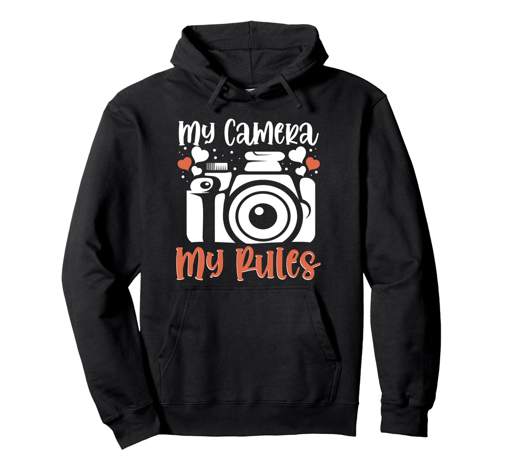 Photo Camera Photographer Flash People Hoodie - Graphic Print for Adults - T-Shirt, Sweatshirt, Hoodie