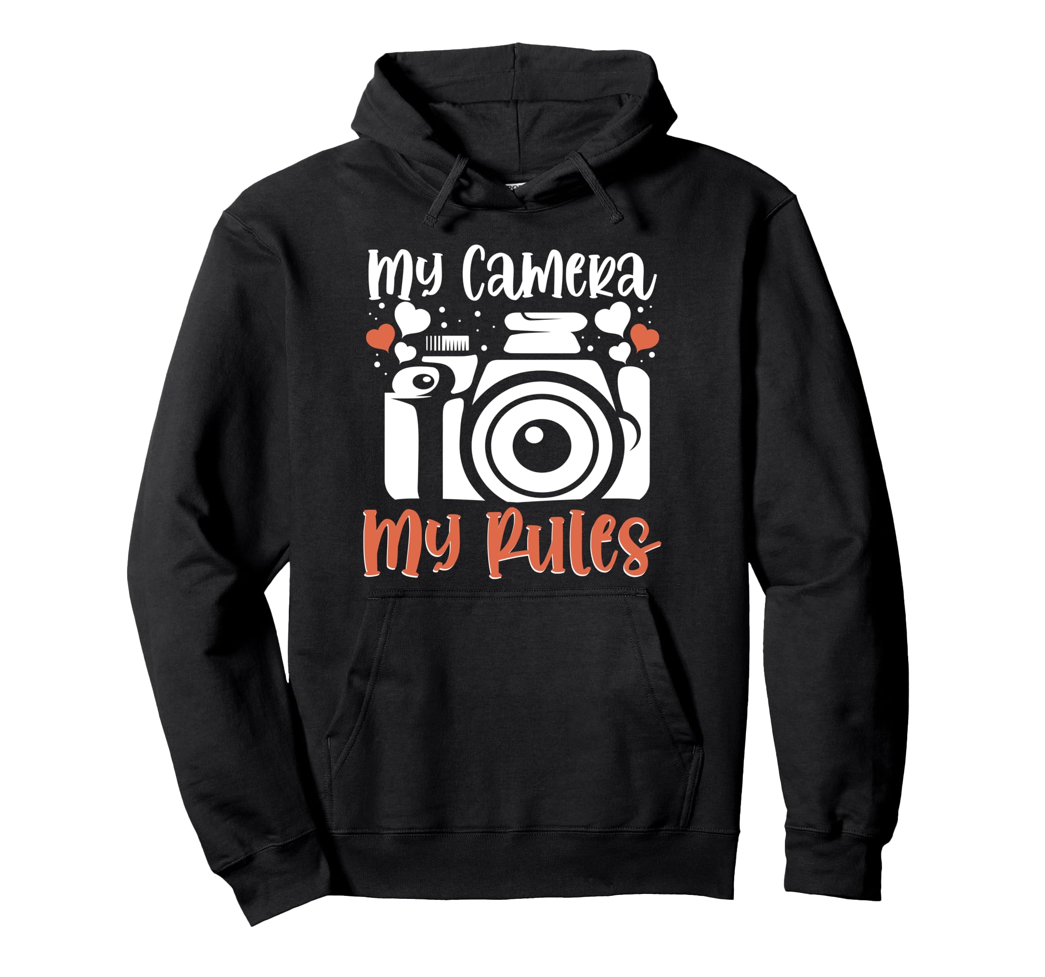 Photo Camera Photographer Flash People Hoodie - Graphic Print for Adults - T-Shirt, Sweatshirt, Hoodie