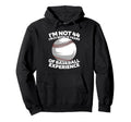44 Years Old Baseballer Team Player Hoodie - Fun Novelty Design for Adults - T-Shirt, Sweatshirt, Hoodie