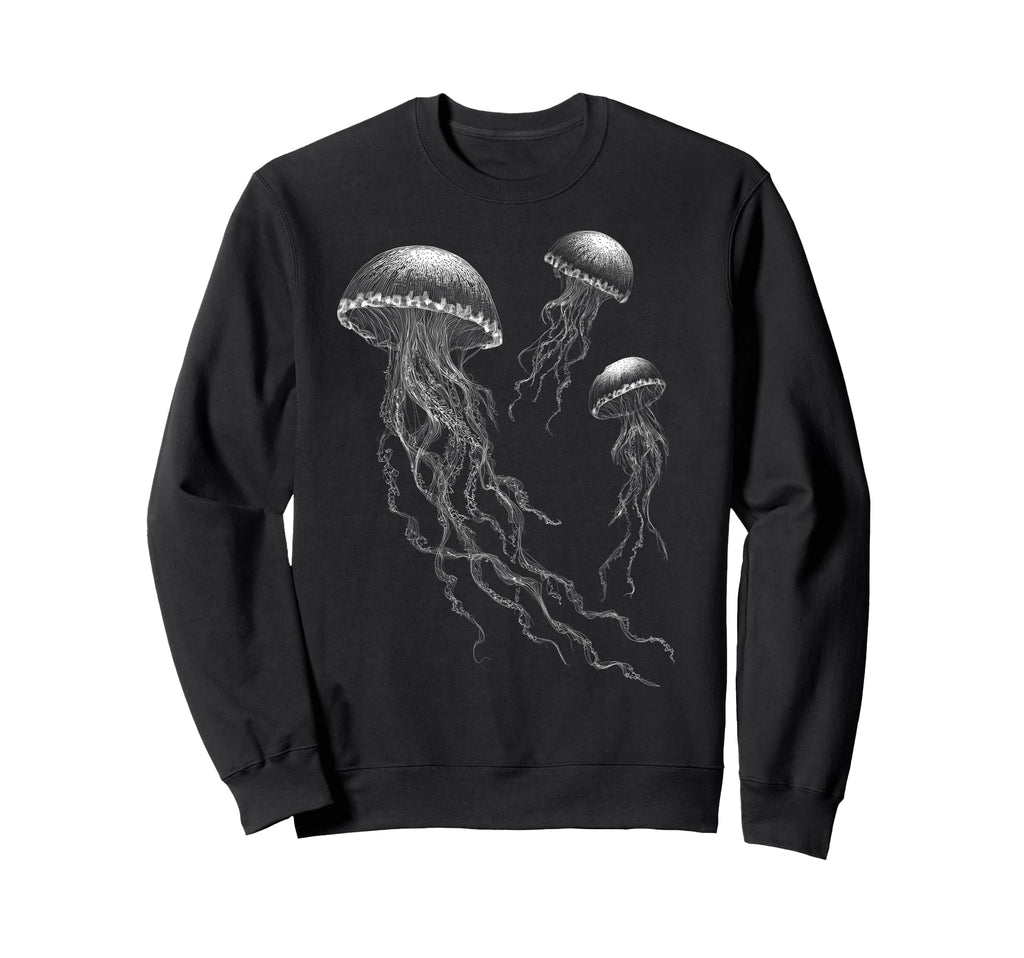Jellyfish Gothic Sea Ocean Animal Sweatshirt - Trendy Graphic Unisex - T-Shirt, Sweatshirt, Hoodie