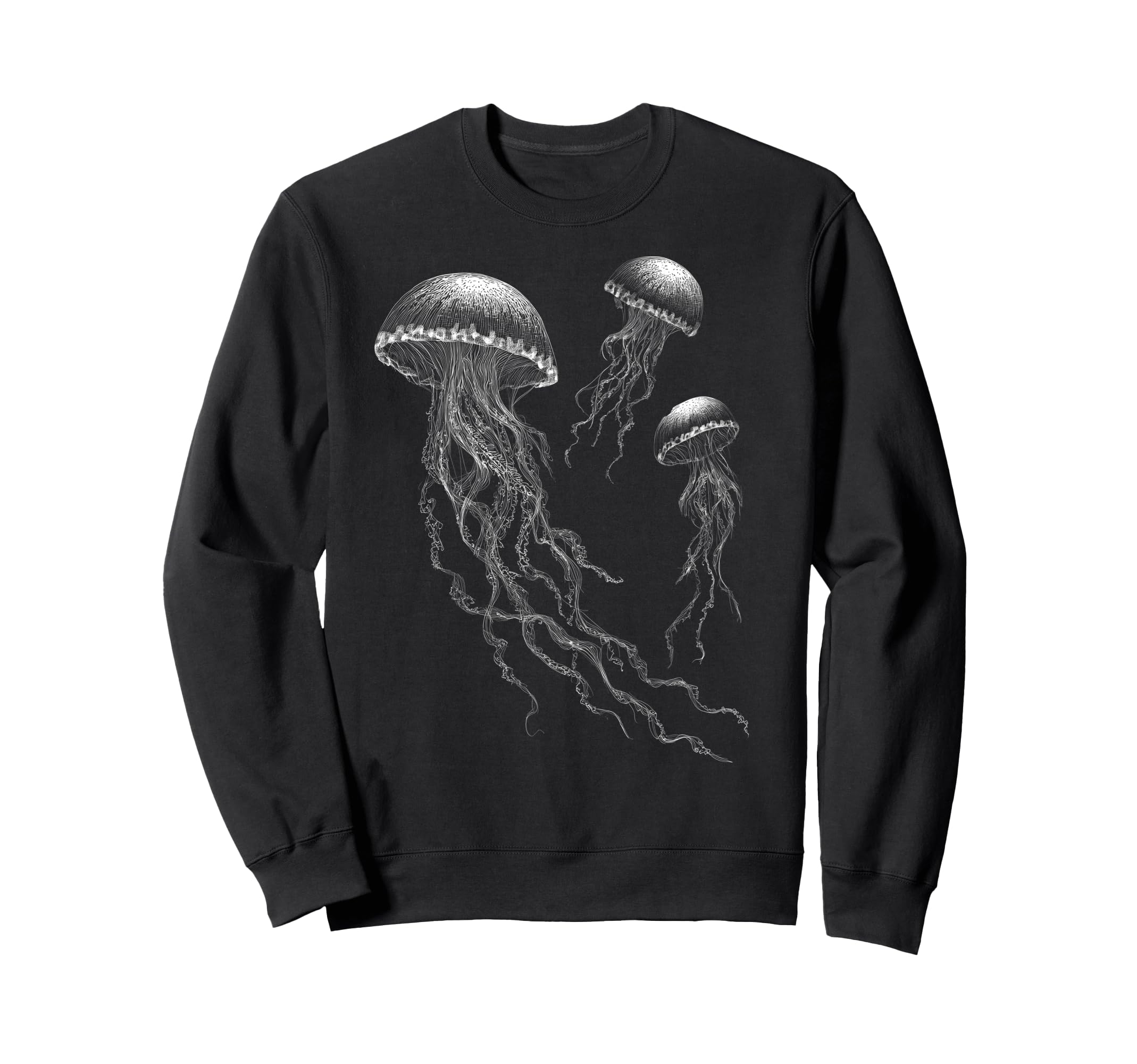 Jellyfish Gothic Sea Ocean Animal Sweatshirt - Trendy Graphic Unisex - T-Shirt, Sweatshirt, Hoodie