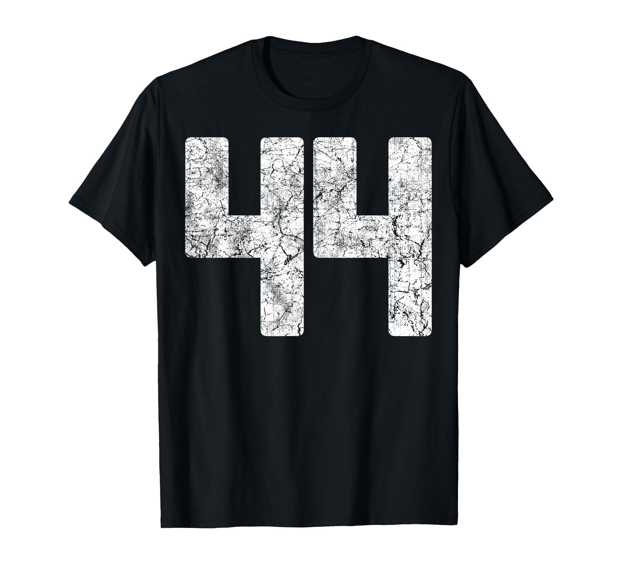 Distressed White Number 44 Jersey T-Shirt - Aesthetic Graphic Men Women - T-Shirt, Sweatshirt, Hoodie