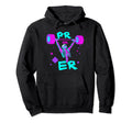 Funny Weight Lifting Power Lifting Vaporwave Hoodie - Graphic Print Unisex - T-Shirt, Sweatshirt, Hoodie