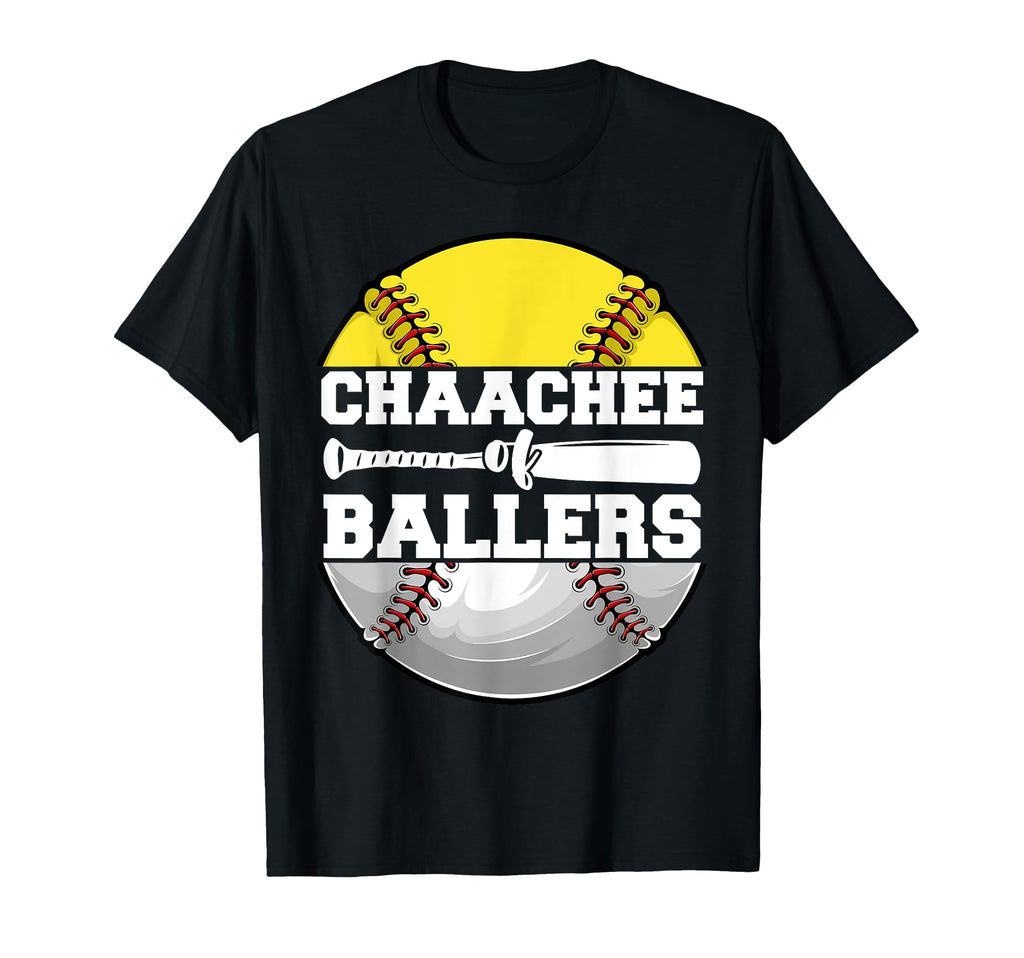 Chaachee Ballers Funny Softball T-Shirt - Minimalist Print Men Women - T-Shirt, Sweatshirt, Hoodie