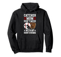 Baseball Catcher Mom Funny Baseball Hoodie - Fun Novelty Design for Adults - T-Shirt, Sweatshirt, Hoodie