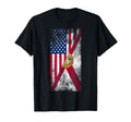 Irreverent Tees Usa Florida Flags T-Shirt - Minimalist Print Men Women - T-Shirt, Sweatshirt, Hoodie
