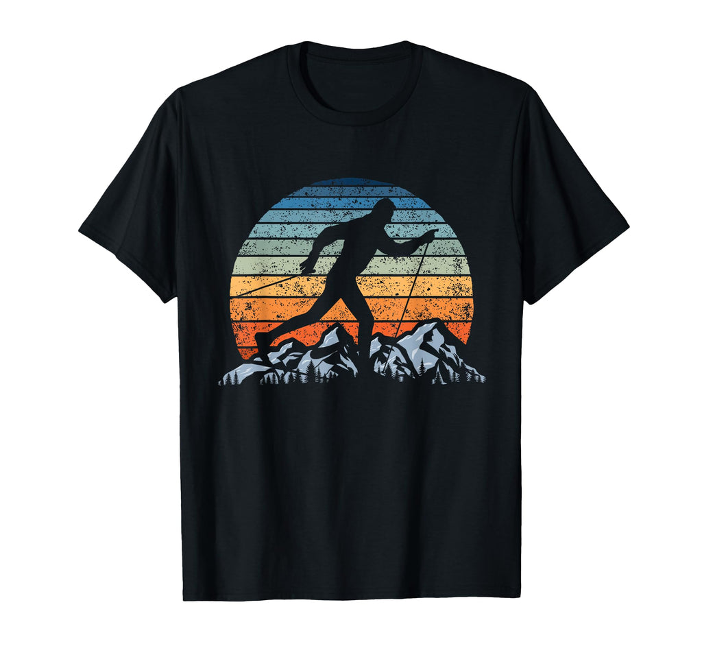 Winter Sports Sunset Cross Country T-Shirt - Casual Everyday Wear Unisex - T-Shirt, Sweatshirt, Hoodie