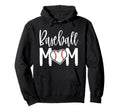 Baseball Mom Heart Gift Sports Moms Hoodie - Novelty Apparel for Adults - T-Shirt, Sweatshirt, Hoodie