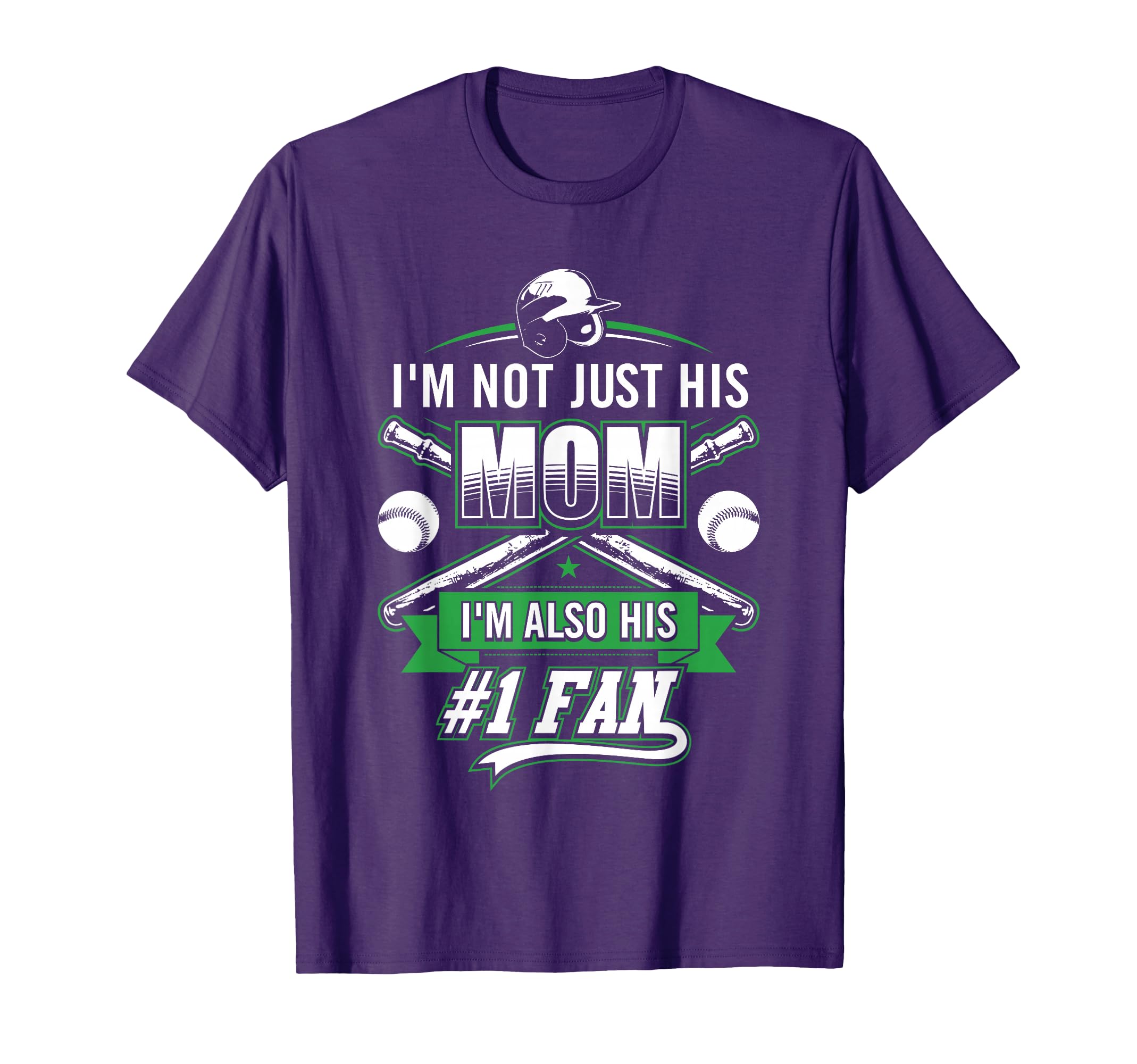 Im Not Just His Mom Im His Number 1 T-Shirt - Custom Art Print Men Women - T-Shirt, Sweatshirt, Hoodie