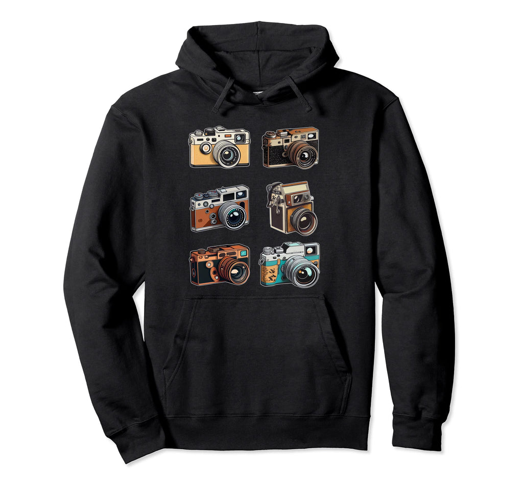 Camera Lover Photographer Film Hoodie - Unique Graphic Men Women - T-Shirt, Sweatshirt, Hoodie