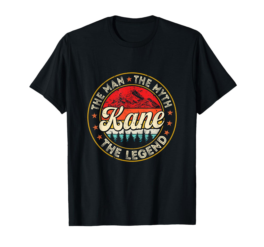 Kane Myth Legend Personalized Name T-Shirt - Fun Novelty Design for Adults - T-Shirt, Sweatshirt, Hoodie