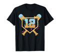 Baseball 12 Year Old Ice Cream Drip T-Shirt - Graphic Print for Adults - T-Shirt, Sweatshirt, Hoodie