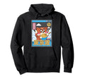 Happy Fox Eating Ramen Vaporwave Hoodie - Minimalist Print Unisex - T-Shirt, Sweatshirt, Hoodie
