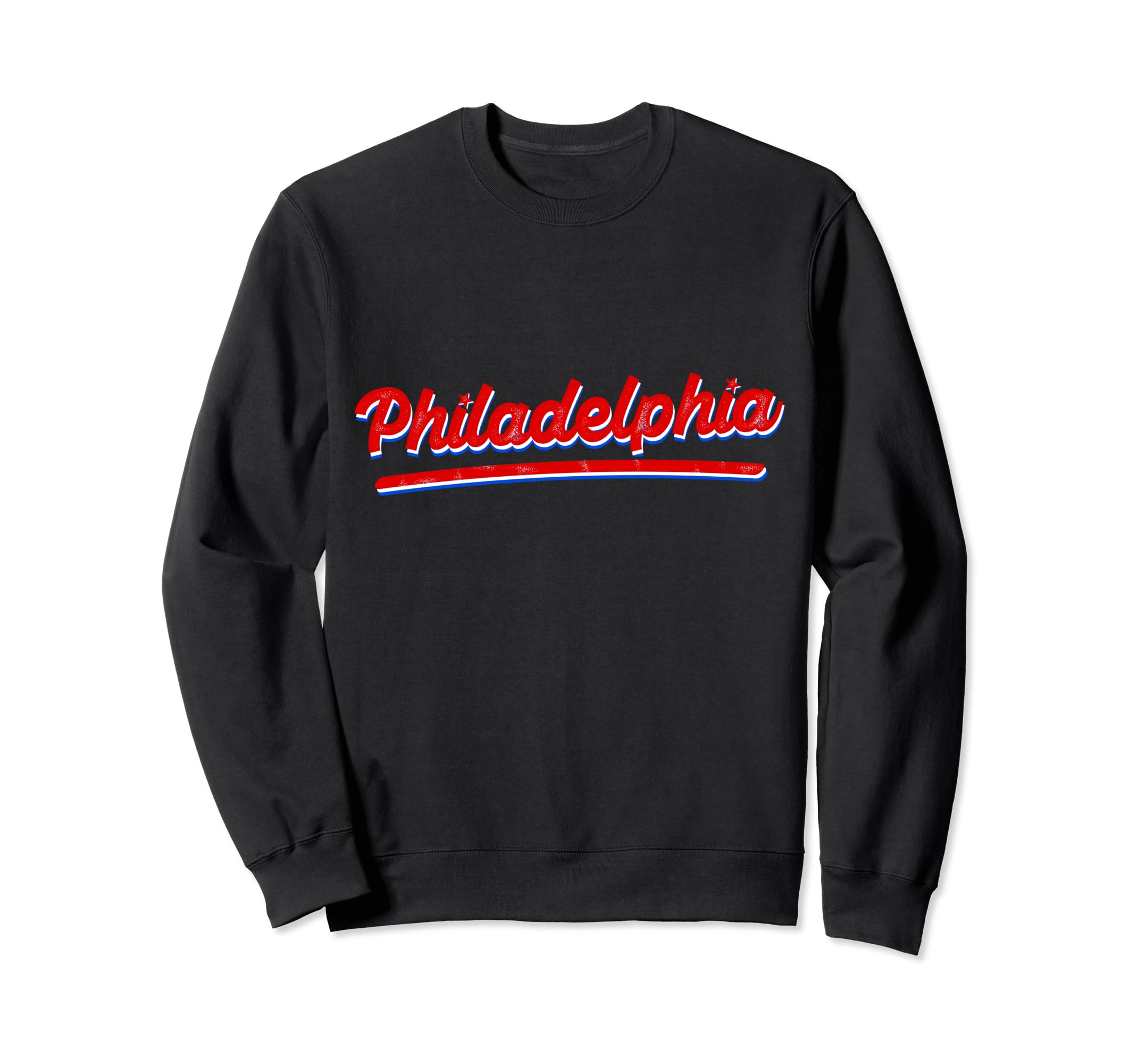 Distressed Philly Baseball Sweatshirt - Casual Everyday Wear Men Women - T-Shirt, Sweatshirt, Hoodie