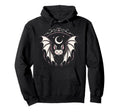 Gothic Bat Moon Cyber Sigil Stars Kawaii Hoodie - Graphic Print Men Women - T-Shirt, Sweatshirt, Hoodie