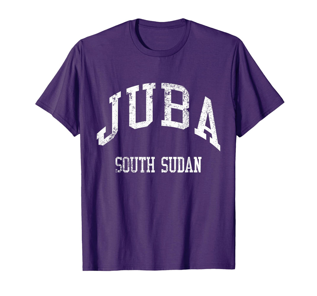 Juba South Sudan 70S College Sports T-Shirt - Streetwear Style for Adults - T-Shirt, Sweatshirt, Hoodie
