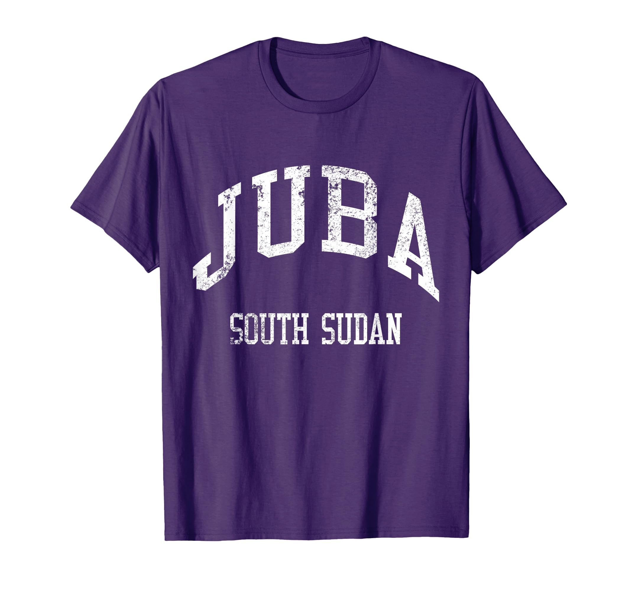 Juba South Sudan 70S College Sports T-Shirt - Streetwear Style for Adults - T-Shirt, Sweatshirt, Hoodie
