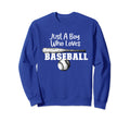 American Sport Just Who Loves Sweatshirt - Casual Everyday Wear for Adults - T-Shirt, Sweatshirt, Hoodie