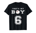 Thats My Baseball 6 Jersey Number T-Shirt - Aesthetic Graphic for Adults - T-Shirt, Sweatshirt, Hoodie