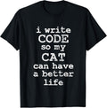 Software Developer Coding Cat Gifts - Adult & Kids T-Shirts, Sweatshirts & Hoodies apparel design preview 1