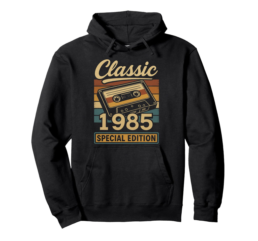 1985 Cassette Tape Special Hoodie - Fun Novelty Design for Adults - T-Shirt, Sweatshirt, Hoodie