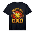 Softball Dad Funny Sports Fathers Day T-Shirt - Trendy Graphic for Adults - T-Shirt, Sweatshirt, Hoodie