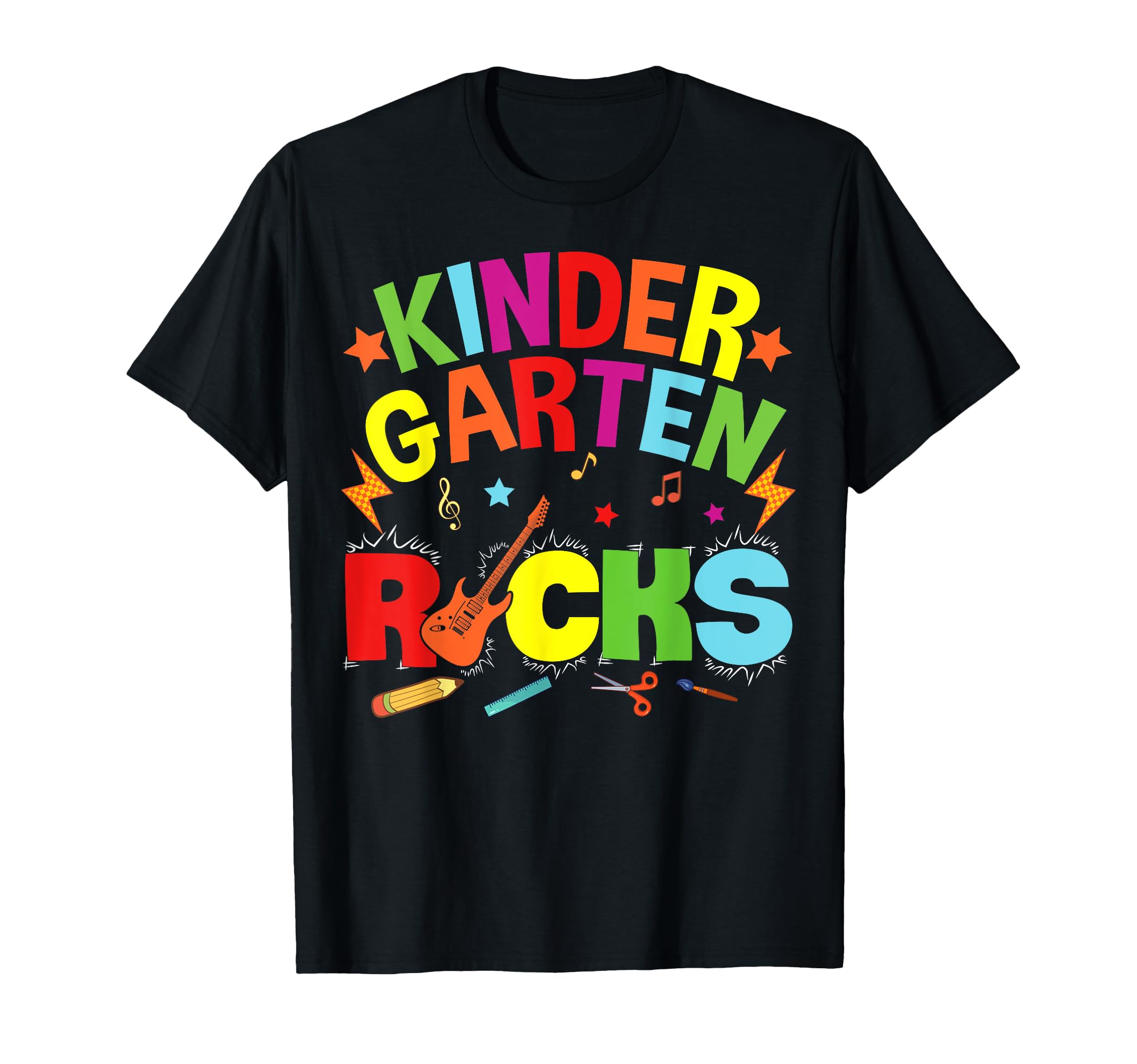 Hello Kindergarten Rocks Teacher T-Shirt - Aesthetic Graphic for Adults - T-Shirt, Sweatshirt, Hoodie