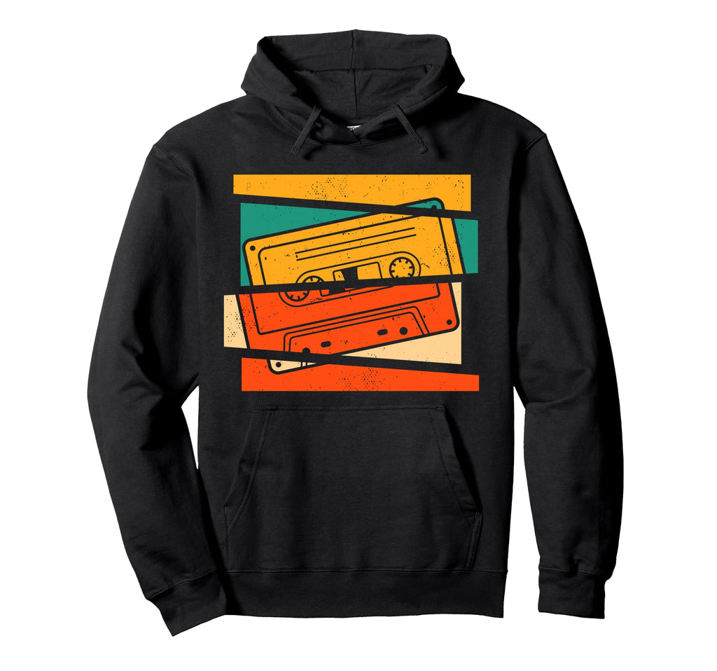 Mixtape Cassette Tape Oldschool Hoodie - Casual Everyday Wear for Adults - T-Shirt, Sweatshirt, Hoodie