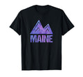 Maine Distressed Watercolor Hiking T-Shirt - Aesthetic Graphic Men Women - T-Shirt, Sweatshirt, Hoodie