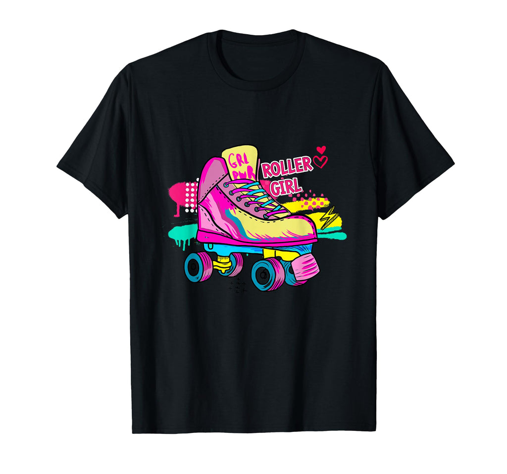 Roller Roller Skater Colorful Roller T-Shirt - Minimalist Print Men Women - T-Shirt, Sweatshirt, Hoodie