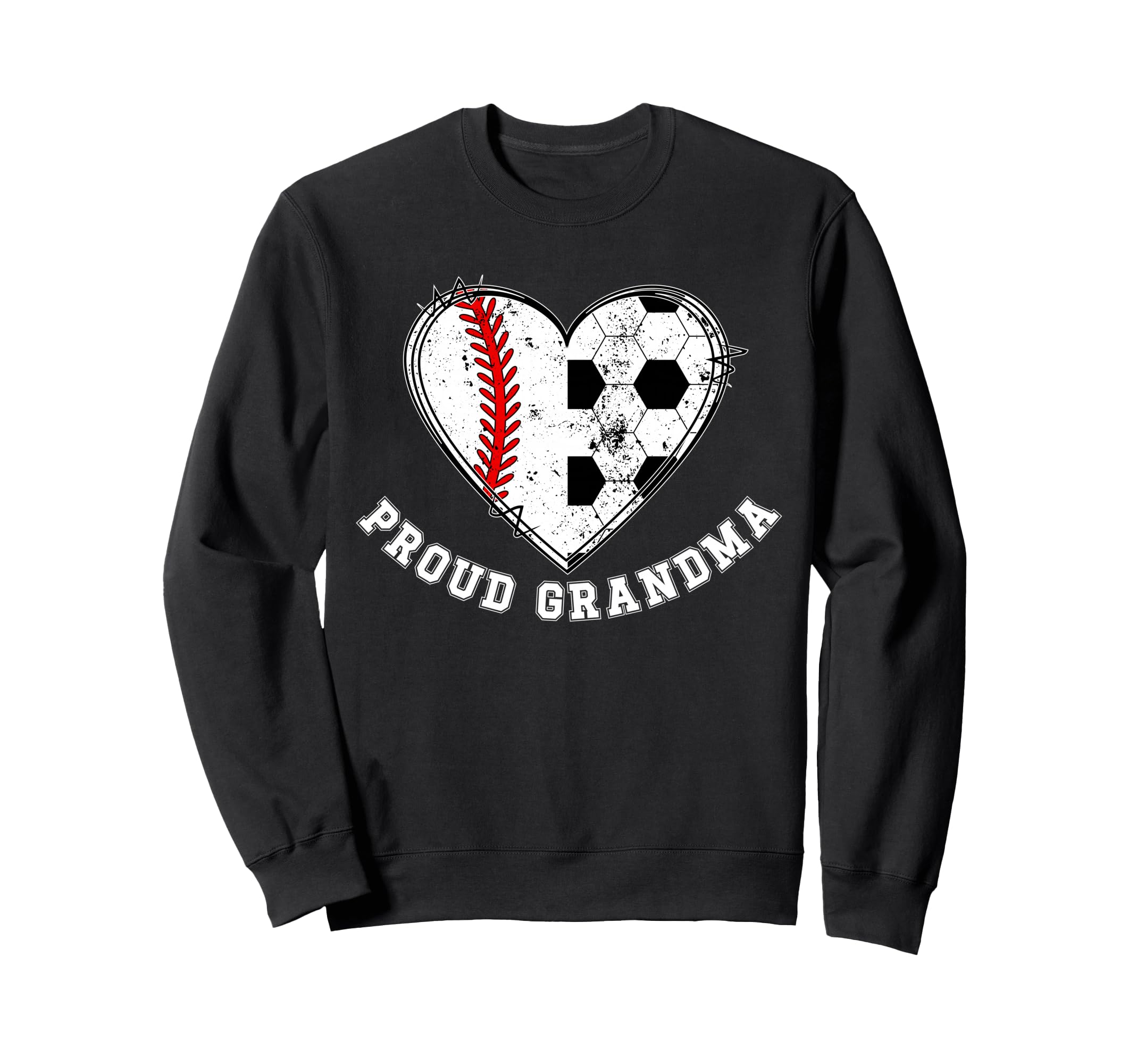 Proud Soccer Baseball Grandma Sweatshirt - Casual Everyday Wear Unisex - T-Shirt, Sweatshirt, Hoodie