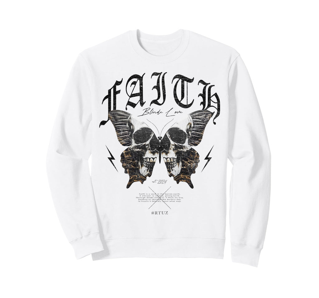Y2K Streetwear Butterfly Sweatshirt - Fun Novelty Design Men Women - T-Shirt, Sweatshirt, Hoodie