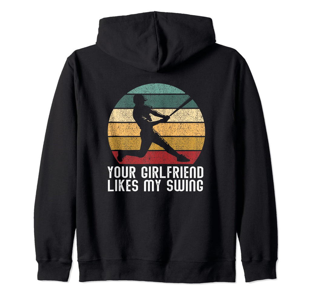 Baseball Softball Batter Swing Sweatshirt - Casual Everyday Wear Men Women - T-Shirt, Sweatshirt, Hoodie