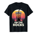 Iced Coffee Rocks Sunset Cold Brew T-Shirt - Custom Art Print Unisex - T-Shirt, Sweatshirt, Hoodie