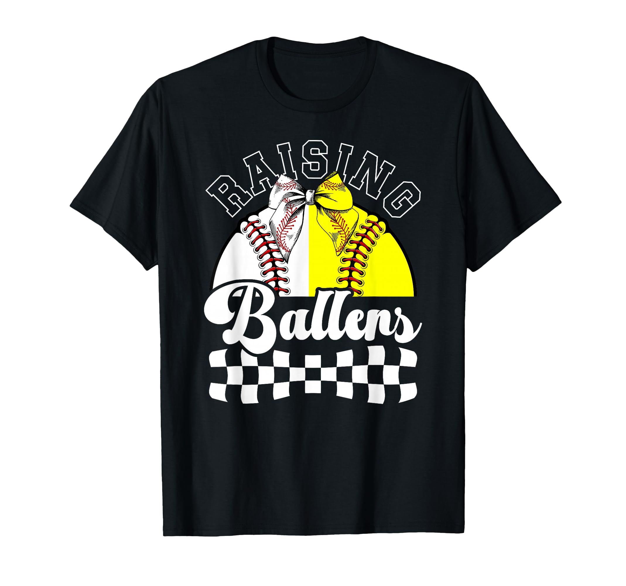 Raising Ballers Proud Baseball Softball T-Shirt - Aesthetic Graphic Unisex - T-Shirt, Sweatshirt, Hoodie