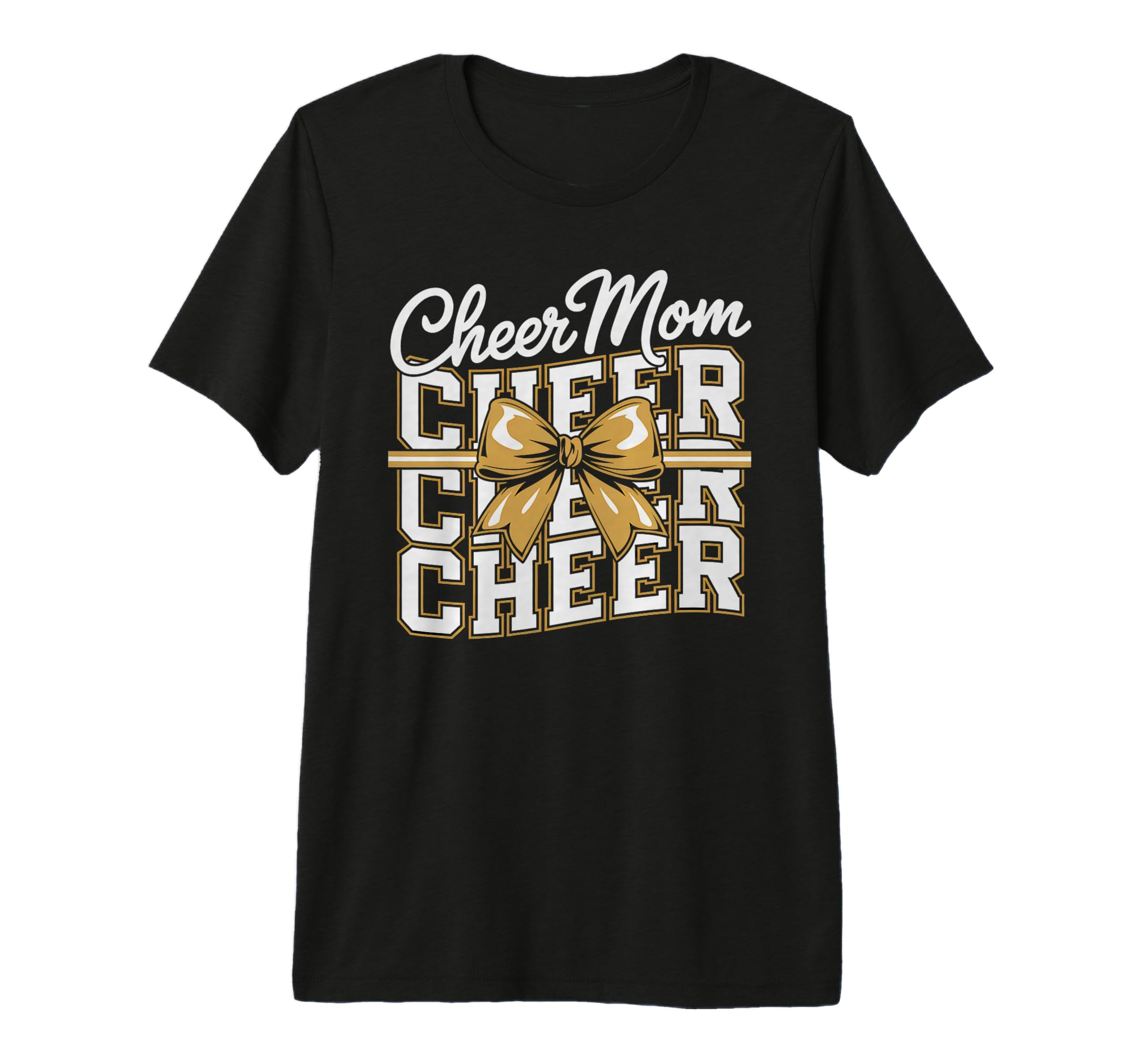 Cheer Mom Mother Bow Cheerleader Game Day T-Shirt - Novelty Apparel Unisex - T-Shirt, Sweatshirt, Hoodie
