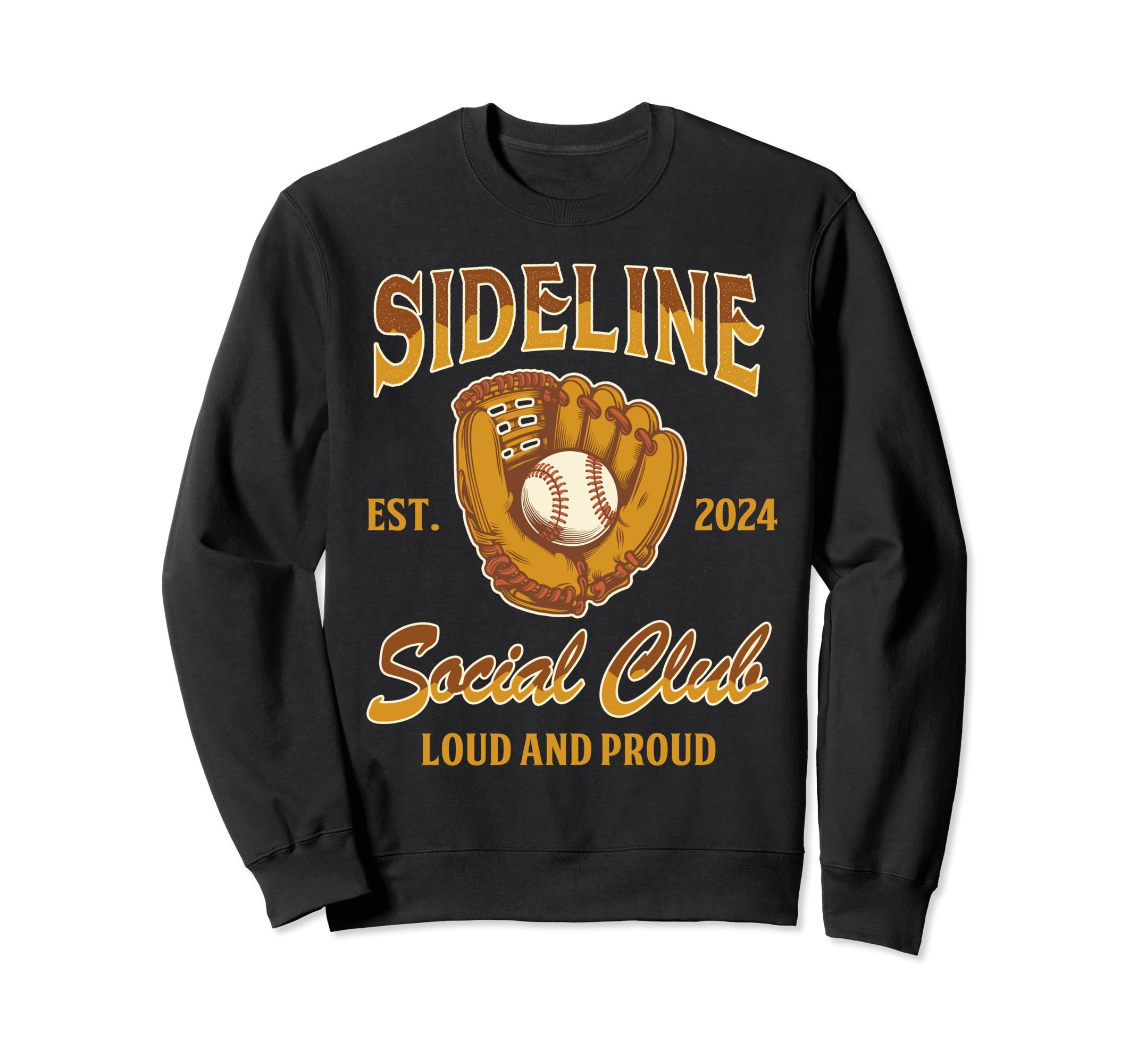 Baseball Mom Baseball Mama Sideline Sweatshirt - Aesthetic Graphic Unisex - T-Shirt, Sweatshirt, Hoodie